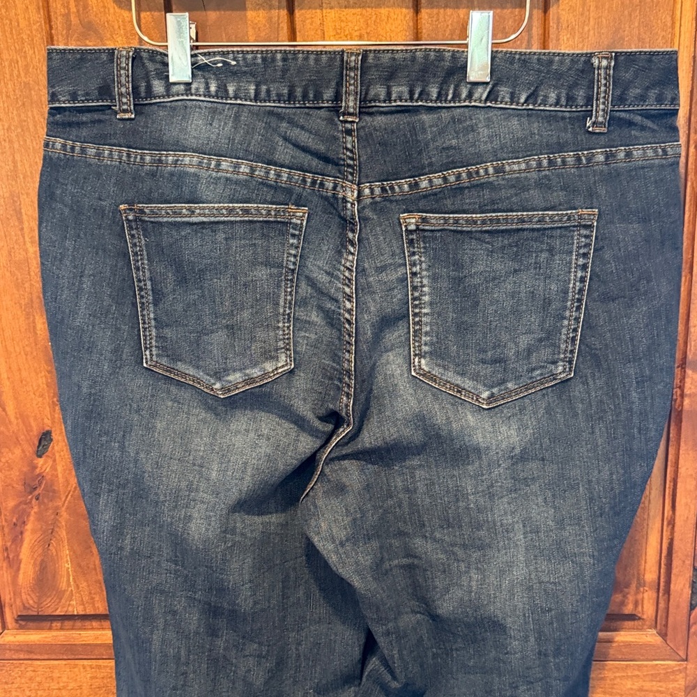 Westport Dark Blue Cropped Jeans - Picture 5 of 6